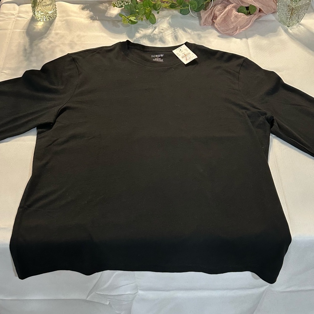J. Crew Factory Men's Black 100% Cotton Shirt